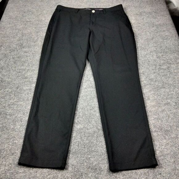 Bonobos Pants Mens 35X30 Black Athletic Fit Highland Tour Golf Stretch Preppy - Picture 1 of 13